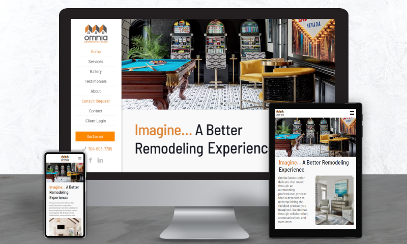 Custom Software Lab Redesigns Website for Omnia Construction