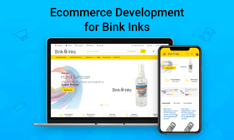 CSL- Ecommerce Development for Bink Inks