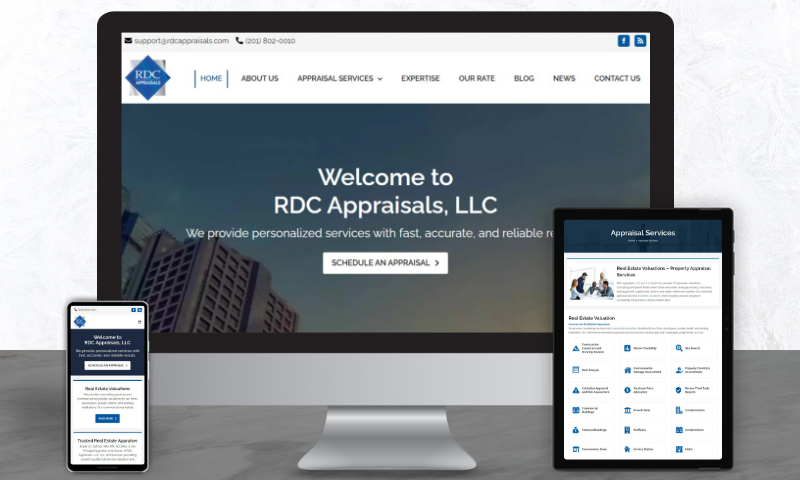 RDC Appraisals – Developing a Successful Website for Appraisal Services