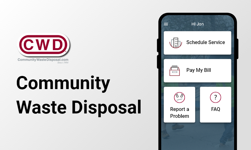 Community Waste Disposal – Custom Android & iPhone App