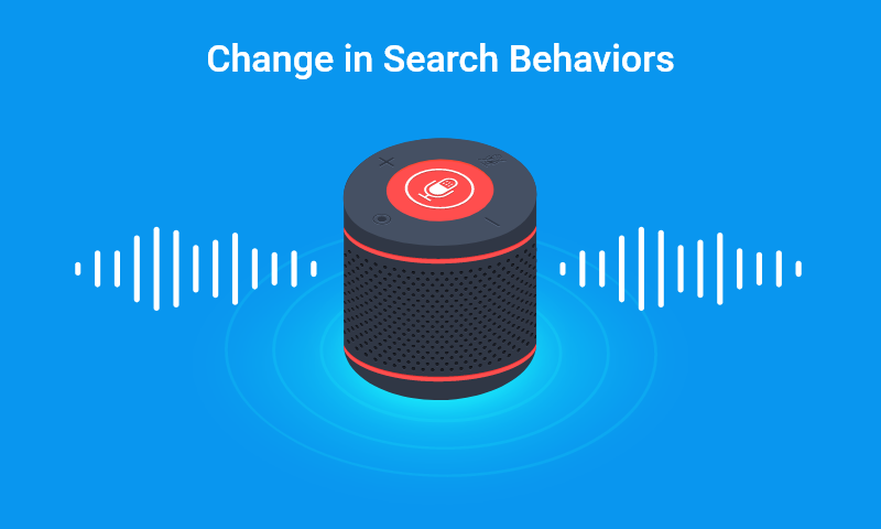 2. Change in search behaviors
