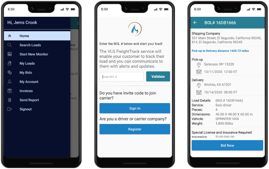 Transport Management System Mobile App