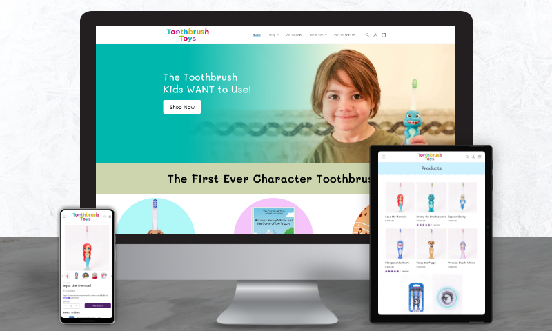 Transforming Dental Hygiene: How Toothbrush Toys and Shopify Built a Fun and Engaging Online Experience