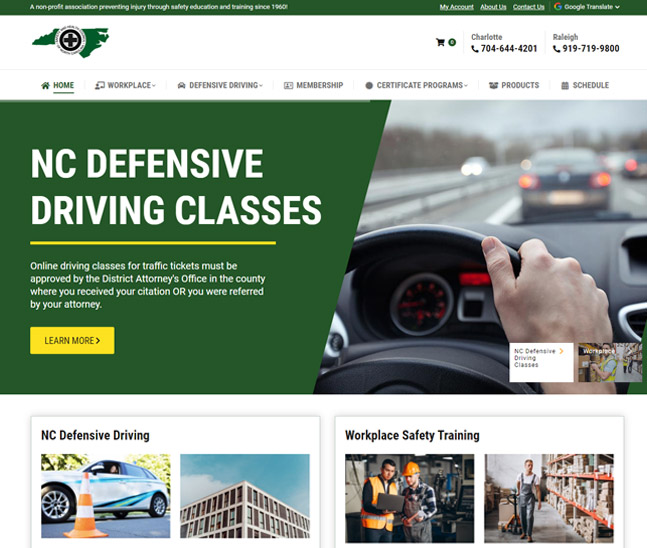 Safety and Health Council of North Carolina Custom Software Lab