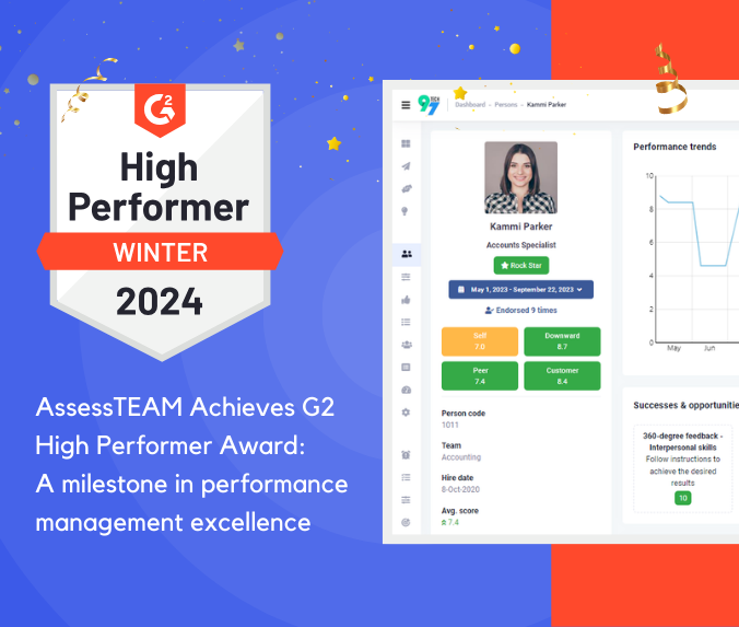 AssessTEAM Achieves G2 High Performer Award: A Milestone in Performance Management Excellence