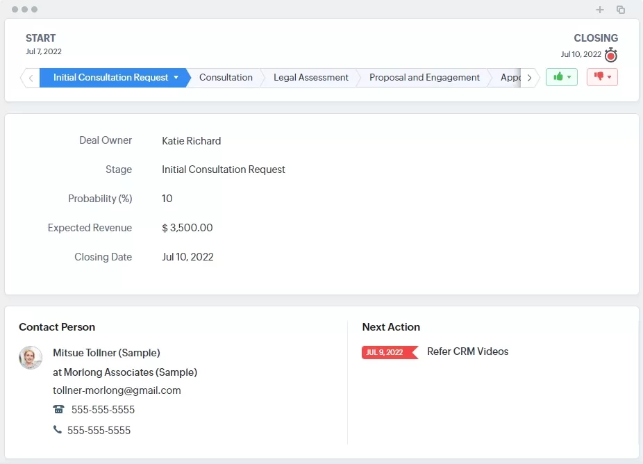 Initial Consultation Request