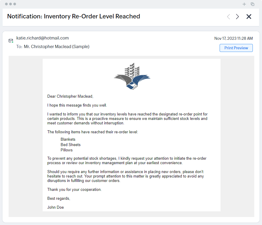 Inventory Management