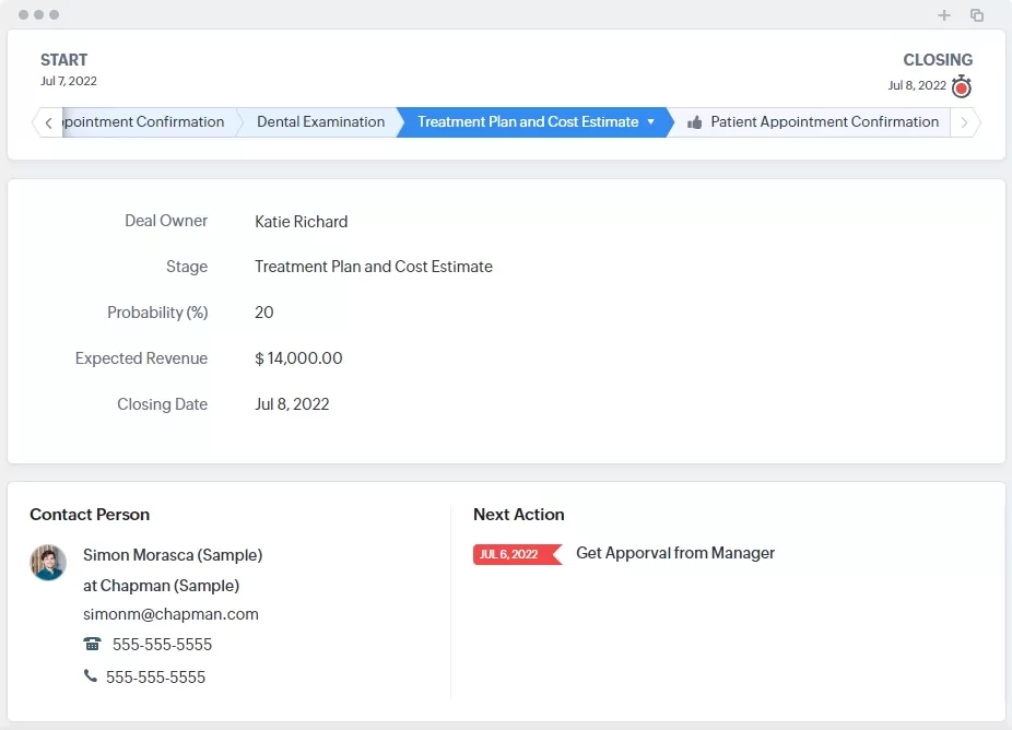 Treatment Plan and Cost Estimate