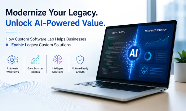 How Custom Software Lab Helps Businesses AI-Enable Legacy Custom Solutions